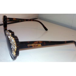 عینک آفتابی D&G D0333 G8EYقهوه ای پلنگی بانوان DOLCE & GABBANA D0333 G8EY Sunglasses