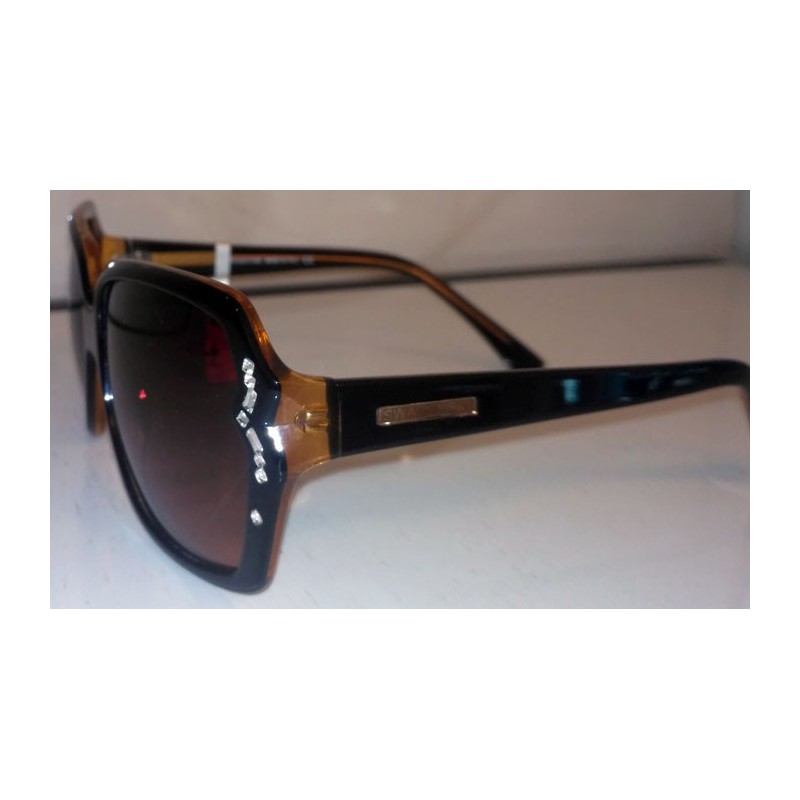 عینک آفتابی SW 29 C 02 قهوه ای سواروسکی SWAROVSKI SW 29 C 02 Sunglasses