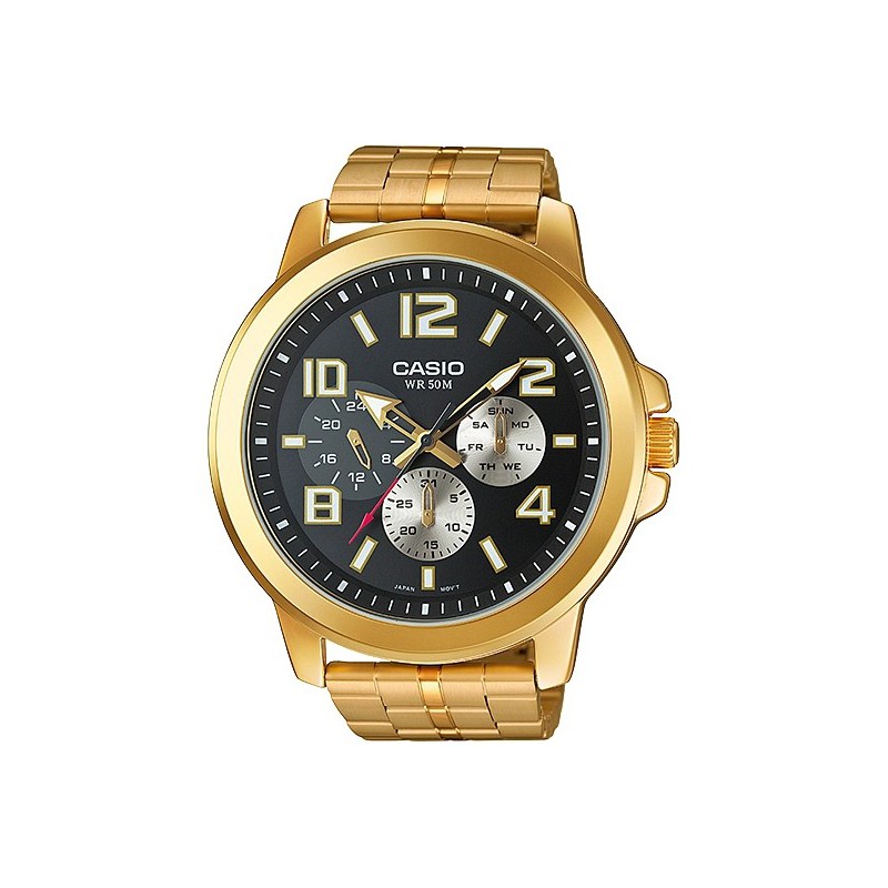 ساعت کاسیو مردانه مچی عقربه ای Casio MTP-X300G-1AVDF Watch For Men ساعت کاسیو مردانه مچی عقربه ای Casio MTP-X300G-1AVDF Watch For Men